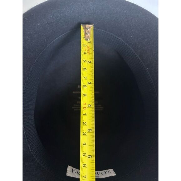 Vintage Eric Javits VELOUR SQUISHEE Hat in Soft Black Regular Adult Size main image 6